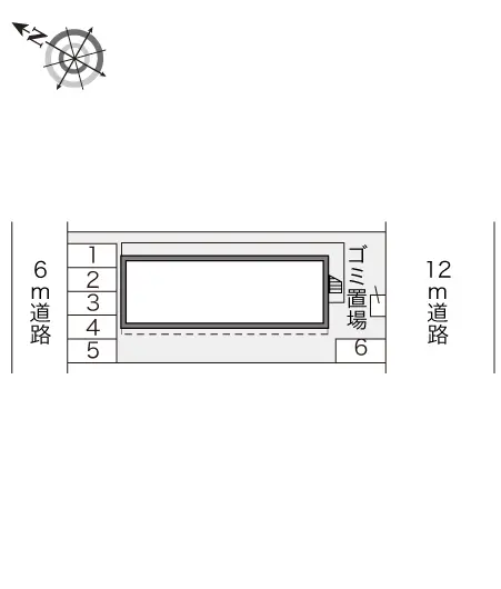 ★手数料０円★吉川市きよみ野　月極駐車場（LP）